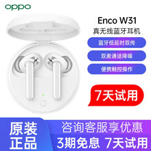 OPPO Enco W31真无线蓝牙耳机free入耳式encow31通话降噪 EVA限定 被表「白」