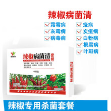 农药辣椒病专用剂 专治霜霉疫病灰霉炭疽毒病白粉病套餐 100盒