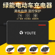 绿能适用电动自行车电瓶车充电器36V12Ah48V20Ah60V72V96V蓄电池智能关机断电三轮车 方孔:48V20Ah(自动关机)