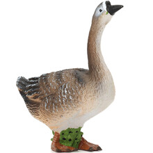 玛奇乐（MECHILE）仿真动物玩具模型牧场农场套装家禽马牛羊狗猫鸡鹅家禽儿童认知儿童礼物 母鹅