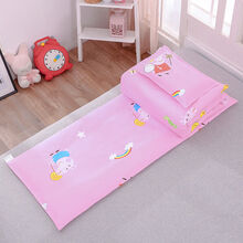 楚歌质优品 幼儿园入园午睡被子宝宝棉三件套六件套含芯儿童被褥床上用品 小猪粉 三件套+丝绵芯(六件套)