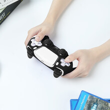 BUBM 适用于索尼PS5无线游戏手柄 无线蓝牙手柄握把保护套 PS5手柄硅胶套 BB060N0008 黑色