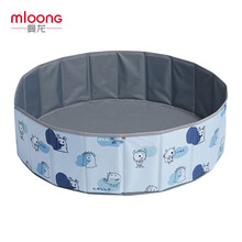 曼龙海洋球婴幼儿游乐场儿童宝宝玩具球室内家用加厚波波球池围栏 芬里蓝【海洋球池】