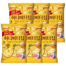 韩国进口 Calbee卡乐比海太蜂蜜黄油薯片 原味薯片张艺兴同款大礼包薯条奶酪味网红膨化休闲零食小吃 蜂蜜黄油薯片 60g*6袋