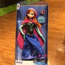 上海 冰雪奇缘2艾莎爱莎安娜玩偶娃娃女王人偶公主摆件手办 安/娜戒指款 娃娃约30cm