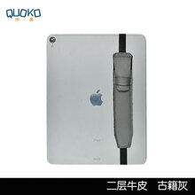 适用微软 Surface Pen手写笔 皮笔套 保护套Pro 5 6 Go触控笔防丢笔袋 古籍灰  二层牛皮