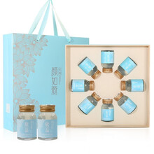 颜如燕 即食燕窝花胶女性孕妇老人双重营养食补品礼盒装75g即食鱼胶冰糖燕窝 冰糖燕窝8瓶礼盒装70g