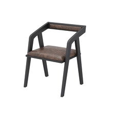 缤威 工业风沙发复古工业风餐厅卡座沙发烧烤火锅店咖啡厅酒吧清音乐餐吧桌椅组合 单椅 官方标配