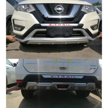 适用2014款东风日产奇骏前后护杠新奇骏前后保险杠日产奇骏前护杠14 16 17款奇峻防撞杠大包围 17-20款款前后杠 前后杠  不带日行灯