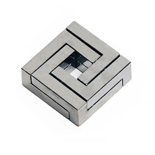 鲁班Puzzle锁蛇口逃生儿童益智玩具解压烧脑解闷魔锁套装 四方锁(6星)