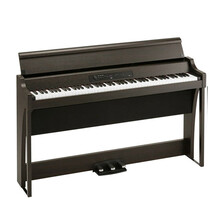 KORG科乐格LP380电钢琴D1SP280G1B2电子钢琴成人88键重锤家用立式练习数码钢琴 进口KORG G1【棕色电钢+琴凳+木架+耳机】