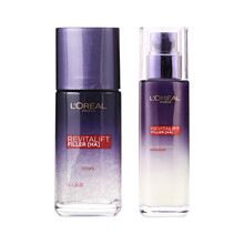 【自营配送】欧莱雅套装复颜玻尿酸水光充盈导入晶露+乳液提拉紧致皱补水保湿细纹提亮肤色旅行装 导入晶露+乳液