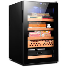 富客（FUKE） FK-68C电子雪茄柜恒温恒湿静音无霜风冷家用冷藏柜 68C恒温恒湿1+3 黑色