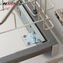 橱柜厨房碗柜内置物架拉篮不锈钢碗碟拉篮抽屉开门碗架置物架碗篮 610款