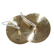 海鸥锣鼓镲响铜醒南獅广钹大镲铙28公分30厘米广镲舞狮子腰鼓铜镲 响铜24CM的腰鼓镲一副