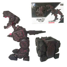 猛兽匣小恐龙变形工场变形机器小恐龙宠物魔方玩具金刚恐龙盒子恐龙能量块 火山岩