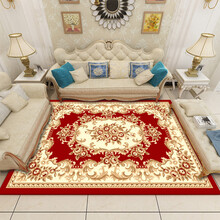 ins北欧轻奢地毯客厅茶几毯现代简约卧室房间满铺床边垫 欧式-07 80CM*160CM【好看好用易打理可水洗】