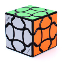 奇艺 花瓣三阶魔方 三阶变体异形魔方送教程 创意益智玩具 贴纸版黑色