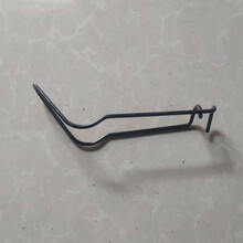 锦罛 大棚卡槽温室塑料大棚膜卡槽压条镀锌防风卡槽压膜槽卡丝卡簧槽板 压顶簧 10 个