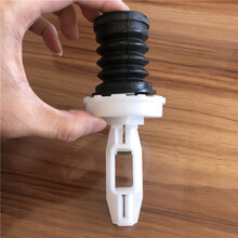 适用于全新海尔洗衣机排水阀总成拉杆弹簧阀塞双行程白塑料部件阀芯水堵 原装排水阀芯 双行程款