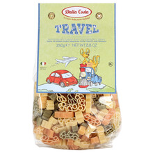 【意大利原装进口】Dalla Costa黛乐不添加盐意大利面低脂粒粒面卡通颗粒面宝宝儿童意面250g 交通工具造型