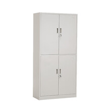 悦山 文件柜钢柜铁皮柜资料柜储物柜员工宿舍储物柜书柜柜子 通双节文件柜