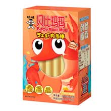 旺旺贝比玛玛鳕鱼肠儿童营养宝宝鱼棒零食即食肠非婴幼儿辅食240g 芝士虾肉240g