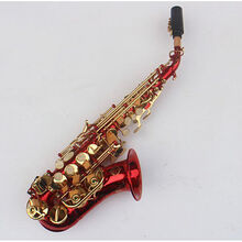 日本进口品质Suzuki/铃木 降B调 小弯管高音萨克斯风/管 乐器 儿童 女士萨克斯 红色小弯管
