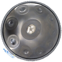 阿萨斯 手碟鼓10音氮化工艺手工捶打HanDpan色空鼓专业级钢舌鼓飞碟打击乐器