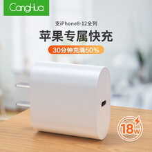 仓华 USB-C充电器PD18W 通用苹果iPhone12/11Pro/XsMax/XR/8Plus/iPad华为小米手机插头Type-C快充头 ch10