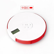 智能电子药盒定时语音闹钟便携随身吃药提醒神器老人早中晚药物 中国红