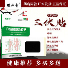 煜和堂三伏贴穴位贴敷贴治疗鼻炎贴咳嗽贴感冒贴腹泻贴颈肩腰腿痛贴磁疗贴气管炎哮喘头痛贴6贴/盒方形膏体 一盒装（6贴）