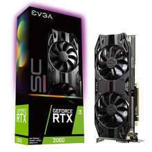 EVGA 双风扇游戏显卡 06G-P4-2067-KR图形协助处理器GeForce RTX 2060