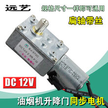 DZSYDZ 直流12V油烟机升降门同步电机油烟机小马达配件MY 扁轴带丝电机