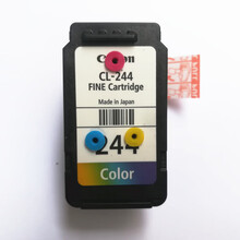 适用佳能PG-243 CL244原装墨盒MG3020 2924 2922 2522 3022打印 原装244彩色(打孔)