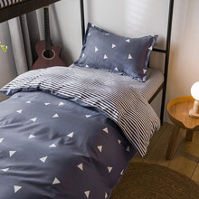 倍加亲家纺  宿舍六件套 单人床上全套上下铺床上用品床单被套可拆洗大学生被褥套装 鲸鱼 0.9米床六件套（3斤被芯）