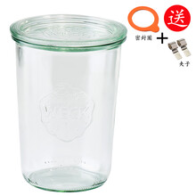 [可可屋] 德国Weck玻璃罐果汁甜品瓶密封罐杂粮储物罐保存容器密封罐储存瓶 WE-743  850ml