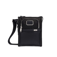 途明（TUMI）口袋包小号 1253528131  ALPHA 3 系列黑色 男士 弹道尼龙 斜挎包 黑色