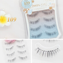 INSTALASHES日本假睫毛女眼睫毛超自然半截眼尾网红自然浓密素颜 109：超自然空气短款 素颜淡妆万用