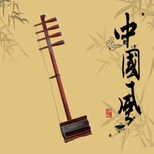 四胡蒙古紫檀高音四胡 四弦四胡配四胡盒弓码松香 厂家直销 紫檀素杆高音四胡送全套配件