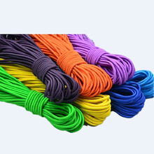 车饰界  高弹力圆松紧带橡皮筋10米进口弹力绳躺椅像筋吊牌绳牛筋绳2.5mm（请备注颜色）2份起拍 默认发白色