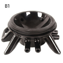 创普 牧场挤奶配件 150毫升奶牛集乳器  塑料集奶爪  透明盖子 带闭气阀 B:塑料底座