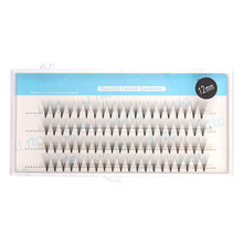 嫁接睫毛朵毛4排大量实惠装3根5根10根点胶自然浓密款假睫毛 五根朵毛8毫米 一盒