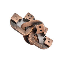 魔金puzzle10级九连环系列解环扣 抖音同款锌合金玩具益智戒指智力锁烧脑怀旧 三连锁