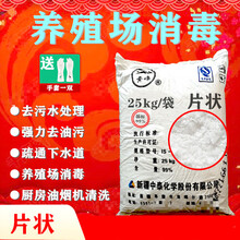 工业碱去油污 50斤养殖消毒工业纯碱厨房去油污疏通下水道污水处理剂碱片