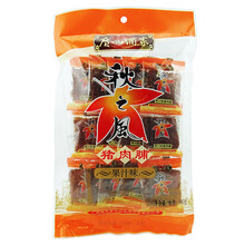 广州酒家利口福 广州酒家 利口福  猪棒 猪肉脯 牛肉脯 包装 猪肉干 牛肉干 休闲办0 90g果汁猪肉脯