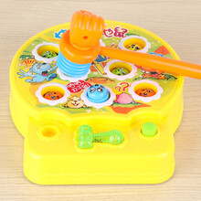 TaTanice音乐打地鼠玩具游戏机儿童钓鱼玩具亲子互动1-2-3岁玩具新年送礼物