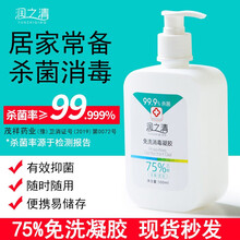 免洗手消毒凝胶快速干搓洗手液消毒液剂医院手部无水干洗免冲免水洗免手洗喷雾儿童便携式小瓶 免洗手消毒凝胶500ML*1瓶