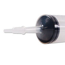 胃管一次性使用洗胃流食喂食器喂药助推器鼻饲胃管 【丽洁】流食灌注器(80ml)