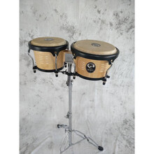 GANA新款 加纳 邦哥 Bongo邦戈鼓 羊皮 奥尔夫乐器 儿童手鼓 大邦戈鼓+支架